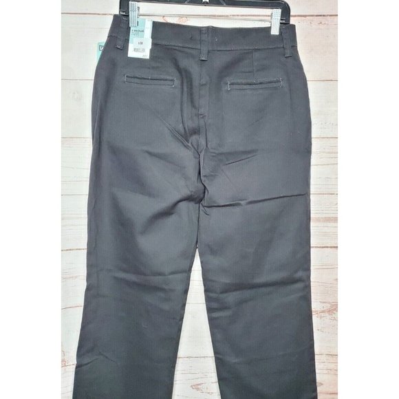 Lee Easy Care Color Hold 8M Relaxed Fit Your Curve Plain Front Straight Leg Pant - Picture 6 of 12